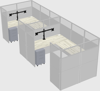 Cabine en u