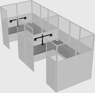 Cabine en u