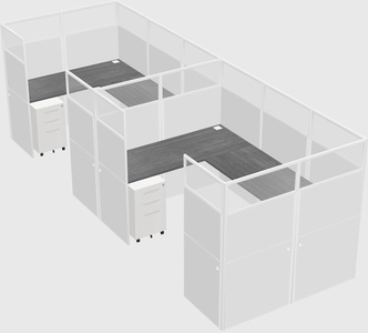 Cabine en u