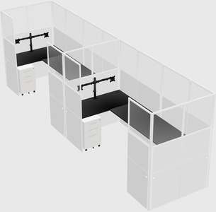 Cabine en u