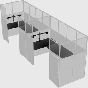 Cabine en u