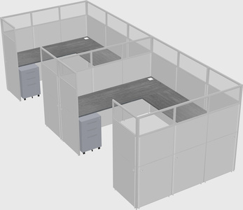 Cabine en u