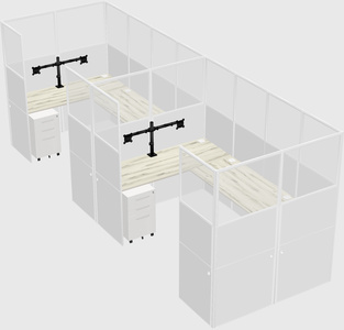 Cabine en u