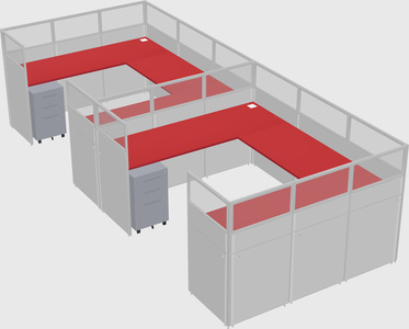 Cabine en u