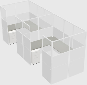 Cabine en u