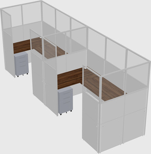 Cabine en u