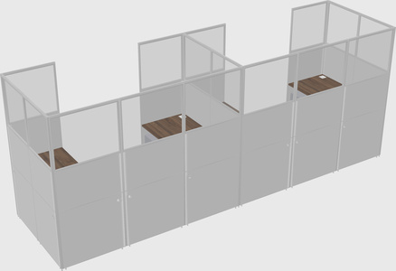 Cabine en u