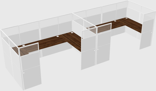 Cabine en u