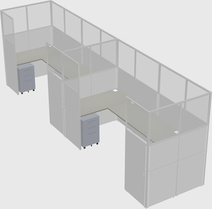 Cabine en u