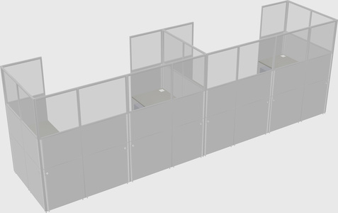 Cabine en u