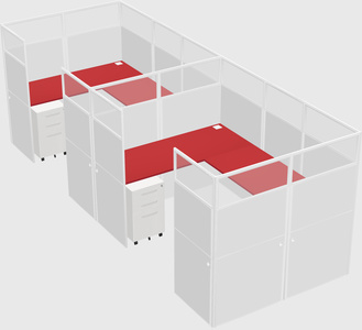 Cabine en u