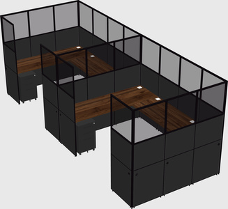 Cabine en u
