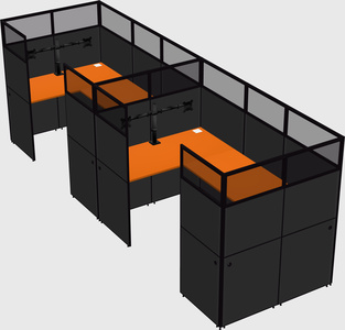 Cabine en u