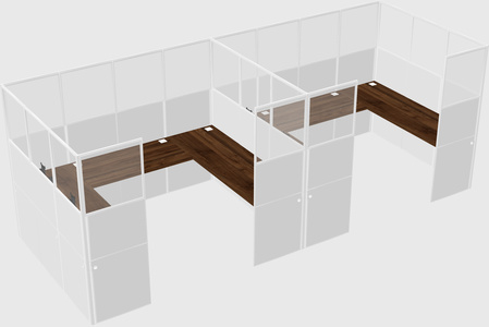 Cabine en u