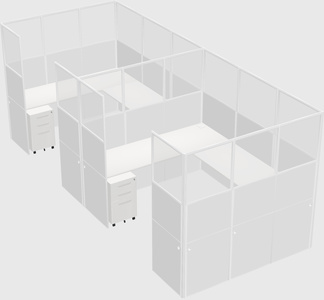 Cabine en u