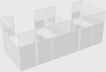 Cabine en u