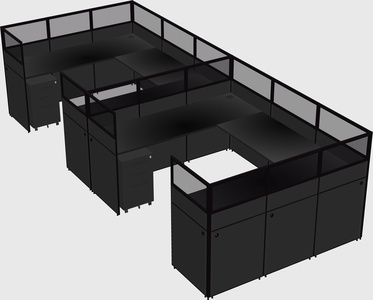 Cabine en u