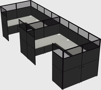 Cabine en u