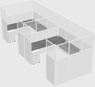Cabine en u