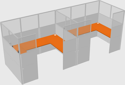 Cabine en u
