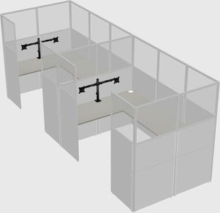Cabine en u