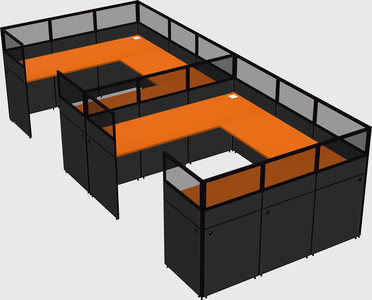 Cabine en u