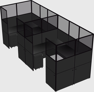 Cabine en u