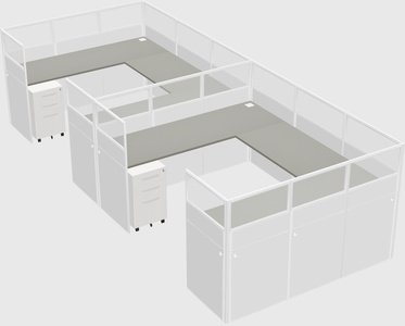 Cabine en u