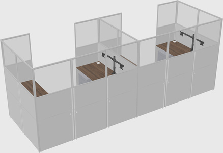 Cabine en u
