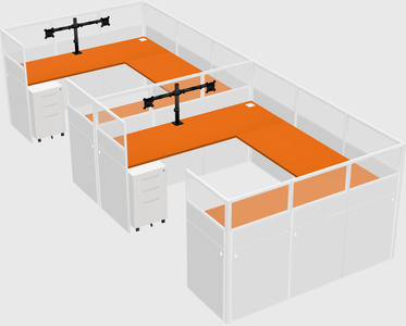 Cabine en u