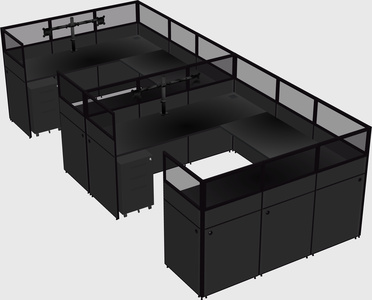 Cabine en u
