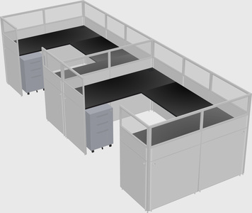 Cabine en u