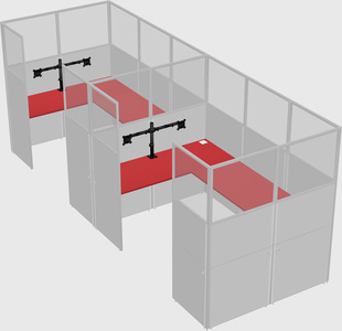 Cabine en u
