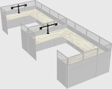 Cabine en u