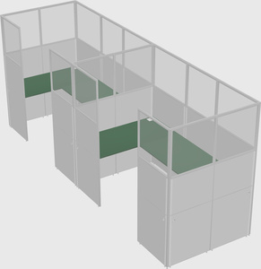 Cabine en u