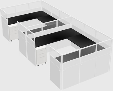 Cabine en u