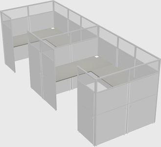 Cabine en u