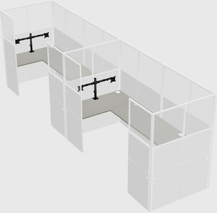 Cabine en u