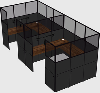 Cabine en u