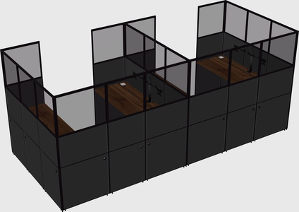 Cabine en u