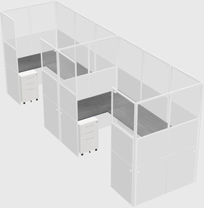 Cabine en u