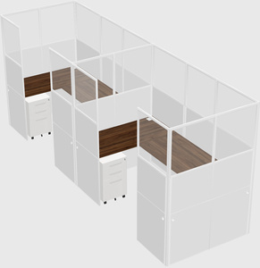 Cabine en u