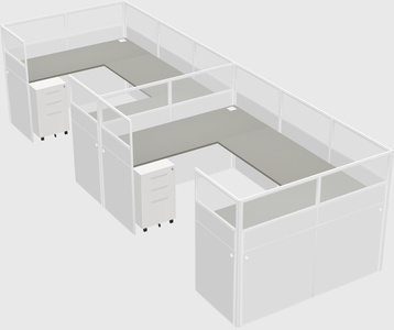 Cabine en u