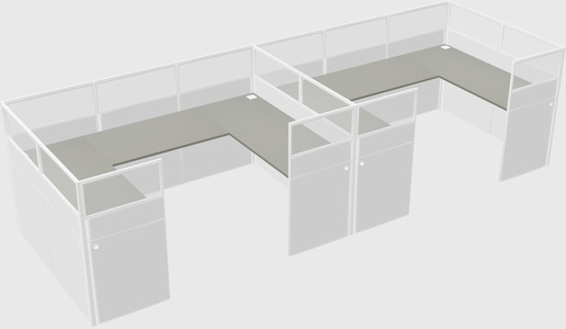 Cabine en u