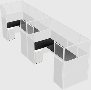 Cabine en u
