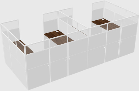 Cabine en u