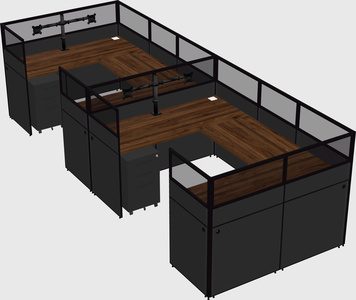Cabine en u