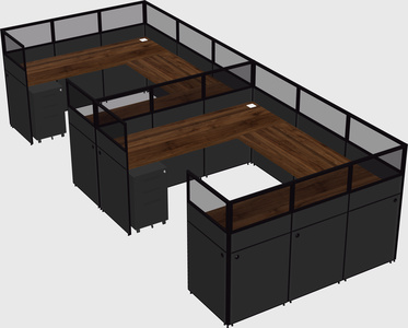 Cabine en u