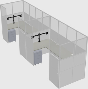 Cabine en u