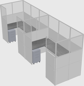 Cabine en u